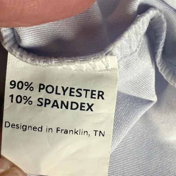 Three Stars Golf Polo Shirt Athletic Fit Golf Activewear Lightweight L USA Made - Picture 5 of 11